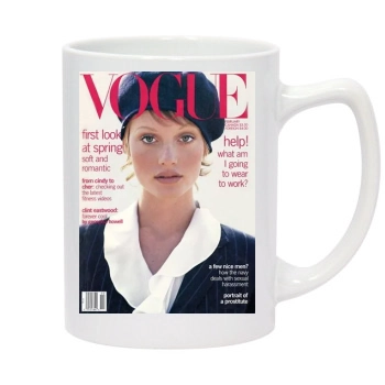 Amber Valletta 14oz White Statesman Mug