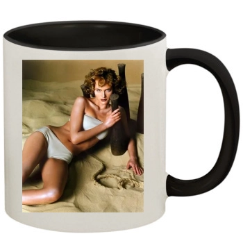 Amber Valletta 11oz Colored Inner & Handle Mug