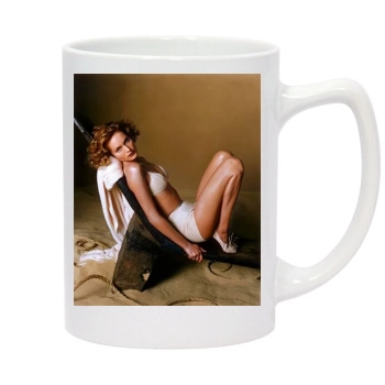 Amber Valletta 14oz White Statesman Mug