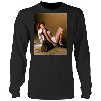 Amber Valletta Men's Heavy Long Sleeve TShirt