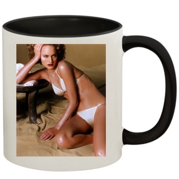 Amber Valletta 11oz Colored Inner & Handle Mug