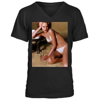 Amber Valletta Men's V-Neck T-Shirt