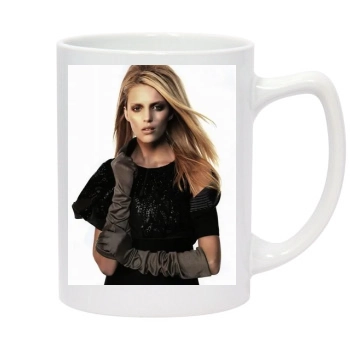 Anja Rubik 14oz White Statesman Mug