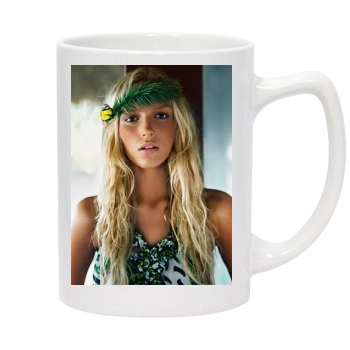 Anja Rubik 14oz White Statesman Mug