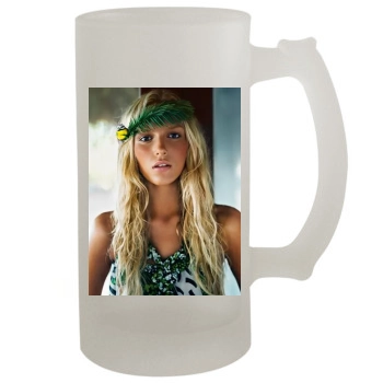 Anja Rubik 16oz Frosted Beer Stein