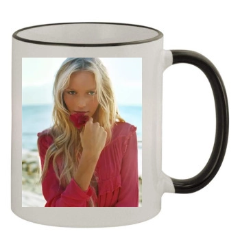 Anja Rubik 11oz Colored Rim & Handle Mug