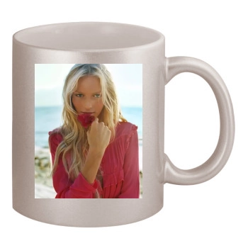 Anja Rubik 11oz Metallic Silver Mug