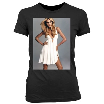 Anja Rubik Women's Junior Cut Crewneck T-Shirt