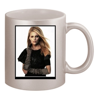 Anja Rubik 11oz Metallic Silver Mug