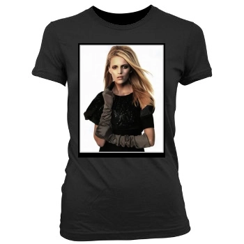 Anja Rubik Women's Junior Cut Crewneck T-Shirt