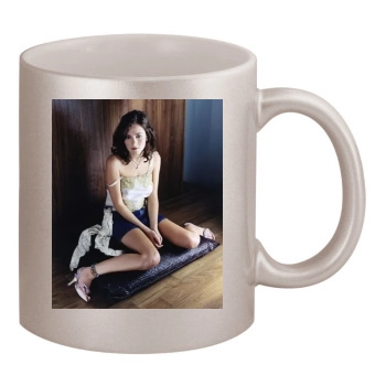 Anna Friel 11oz Metallic Silver Mug