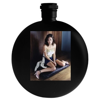 Anna Friel Round Flask