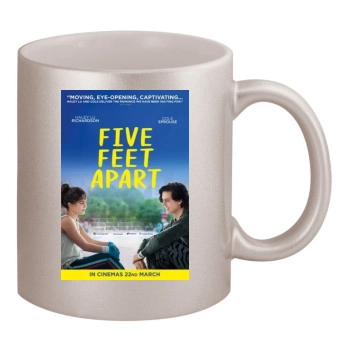 Five Feet Apart (2019) 11oz Metallic Silver Mug