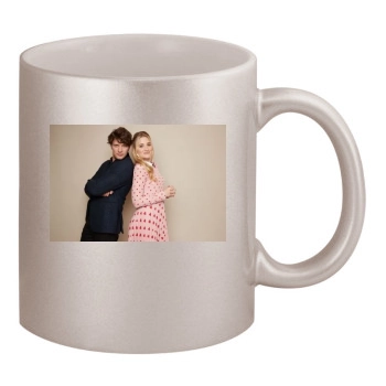 AJ Michalka 11oz Metallic Silver Mug