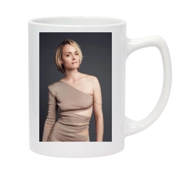 Amber Valletta 14oz White Statesman Mug