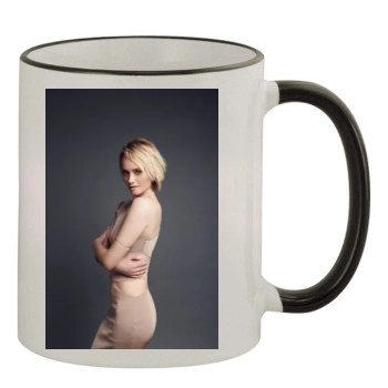 Amber Valletta 11oz Colored Rim & Handle Mug