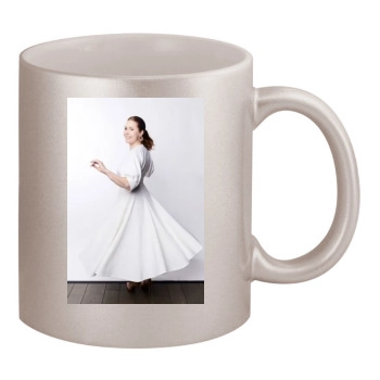 Amy Adams 11oz Metallic Silver Mug