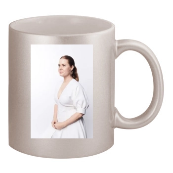 Amy Adams 11oz Metallic Silver Mug