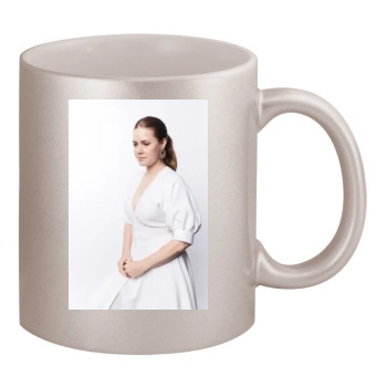 Amy Adams 11oz Metallic Silver Mug