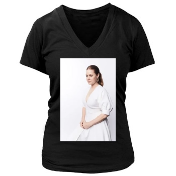 Amy Adams Women's Deep V-Neck TShirt