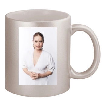 Amy Adams 11oz Metallic Silver Mug