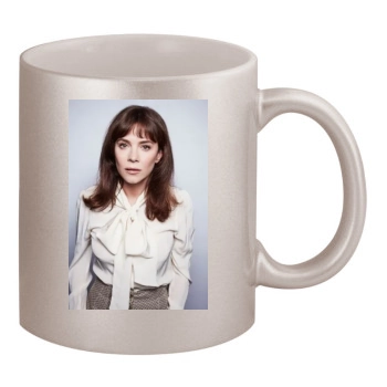 Anna Friel 11oz Metallic Silver Mug