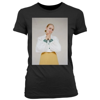 AnnaSophia Robb Women's Junior Cut Crewneck T-Shirt