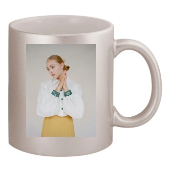 AnnaSophia Robb 11oz Metallic Silver Mug