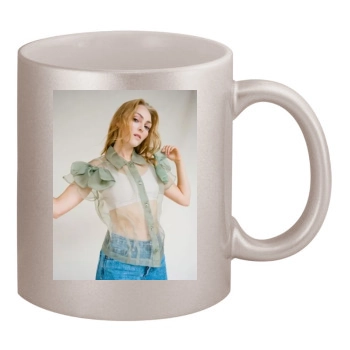 AnnaSophia Robb 11oz Metallic Silver Mug