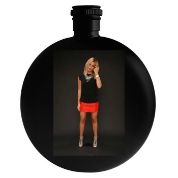 Ashley Tisdale Round Flask