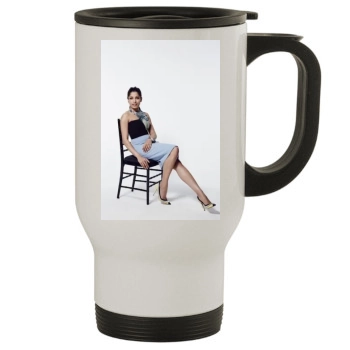 Freida Pinto Stainless Steel Travel Mug