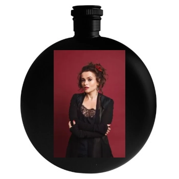 Helena Bonham Carter Round Flask