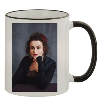 Helena Bonham Carter 11oz Colored Rim & Handle Mug