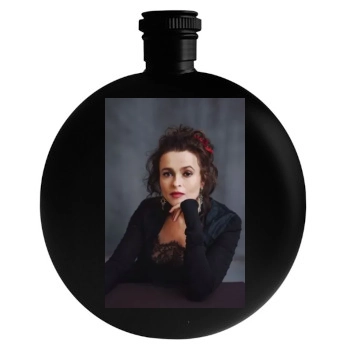 Helena Bonham Carter Round Flask