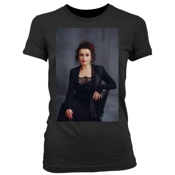 Helena Bonham Carter Women's Junior Cut Crewneck T-Shirt