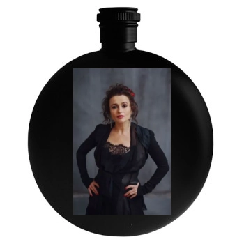 Helena Bonham Carter Round Flask