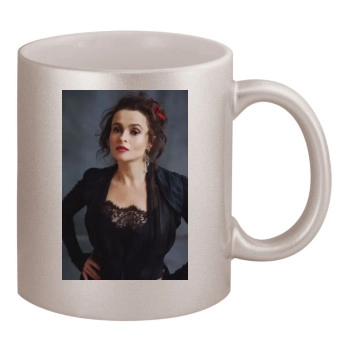 Helena Bonham Carter 11oz Metallic Silver Mug