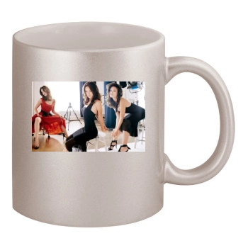 Olivia Wilde 11oz Metallic Silver Mug