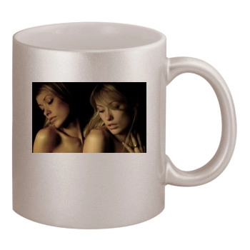 Olivia Wilde 11oz Metallic Silver Mug