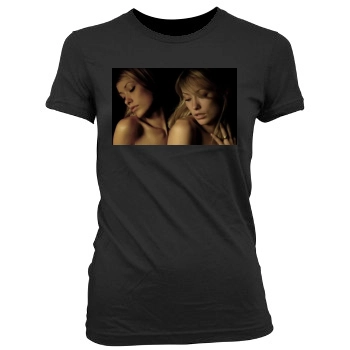 Olivia Wilde Women's Junior Cut Crewneck T-Shirt