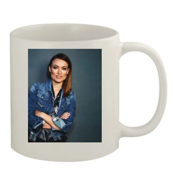 Olivia Wilde 11oz White Mug