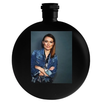 Olivia Wilde Round Flask