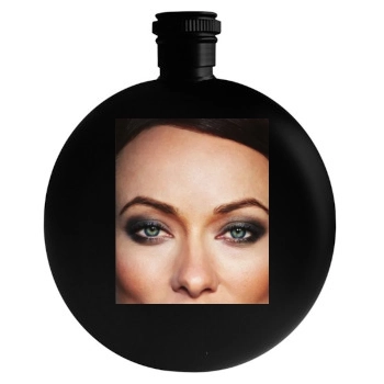 Olivia Wilde Round Flask