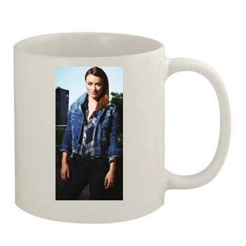 Olivia Wilde 11oz White Mug