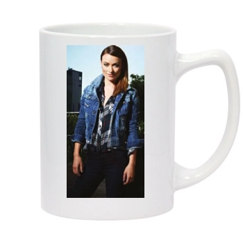 Olivia Wilde 14oz White Statesman Mug