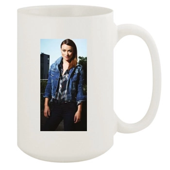 Olivia Wilde 15oz White Mug