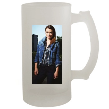 Olivia Wilde 16oz Frosted Beer Stein