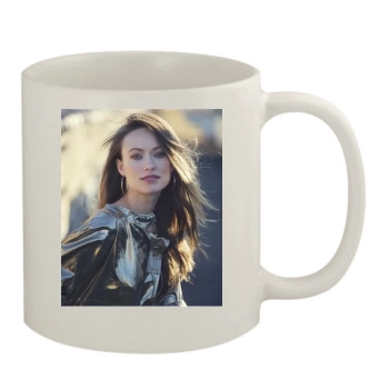 Olivia Wilde 11oz White Mug