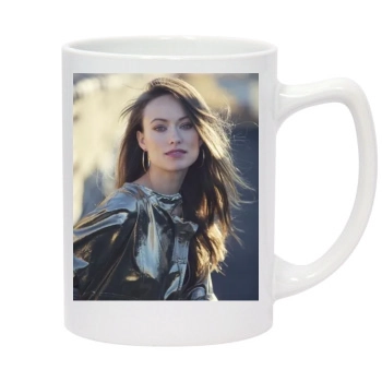 Olivia Wilde 14oz White Statesman Mug