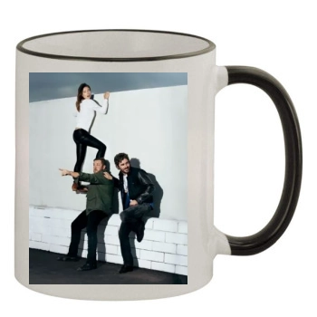 Olivia Wilde 11oz Colored Rim & Handle Mug